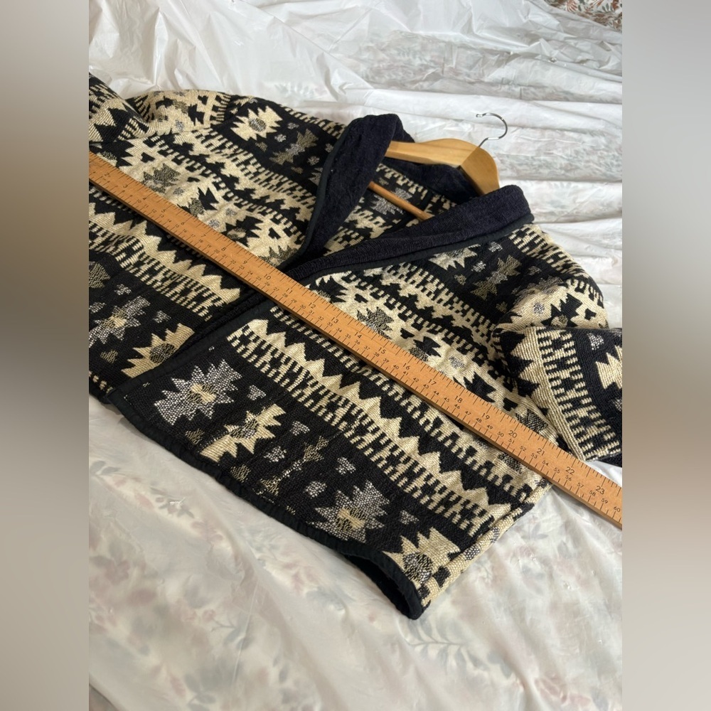 New Identity size 1X tapestry western Aztec cropped jacket - Picture 9 of 11